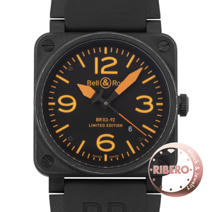 Bell＆Ross ベル＆ロス BR03-92 アヴィエーション BR03-92ORENGE-H 世界250本限定