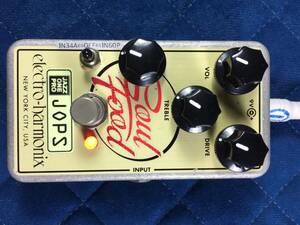 (中古) ELECTRO-HARMONIX Soul Food MOD 黒ノブ。中古品入手,クリッピングダイオード切替SW＆低音の輪郭を調整するBASS contour POT追加#17