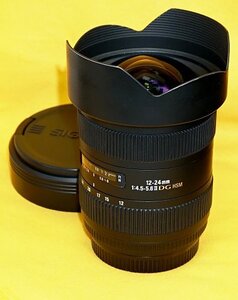 ★一発即決★SIGMA製 AF 12-24mm F4.5-5.6 II DG HSM★キャノン「EFマウント用」超広角ズームレンズ★フルサイズデジタル一眼レフ正式対応