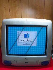 貴重　iMac 初期型　パソコン　PC　ブルー　デスクトップ　通電確認のみ未確認現状品ジャンク扱い