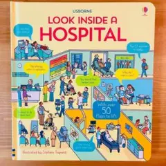 英語絵本 look inside hospital 洋書 しかけ絵本