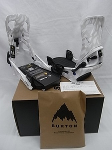 期間限定超特価!Japan正規新品25 Burton Step On Re:Flex Binding/M/Gray/White/ステップオン リフレックスバインディング Mサイズ