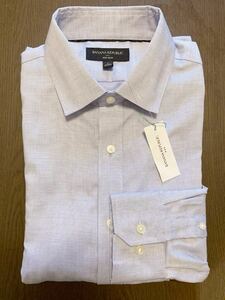 未使用◆BANANA REPUBLIC(バナリパ) メンズ長袖シャツ 高品質 ノンアイロン◆L 綿100%◆送料¥230〜