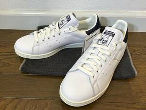 ★☆未使用品 adidas originals アディダスオリジナルス 2020年製 STAN SMITH CQ2870 27.5cm/ホワイト/ネイビー 天然皮革 生産終了☆★