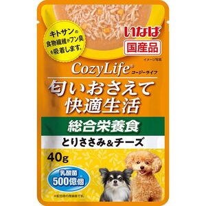 いなばペットフード CozyLifeパウチ 総合栄養食 とりささみ＆チーズ 40g 犬用フード