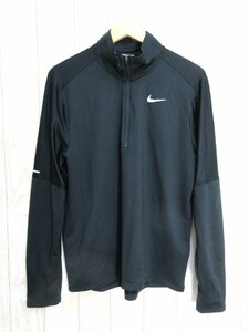 NIKE/ナイキ：DRI-FIT エレメント トップ ハーフジップ CU6074-010 ブラック ランニングシャツ サイズXL メンズ/中古/USED