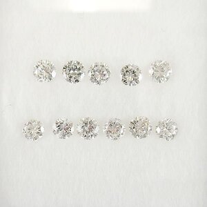 【SJ】新品 ダイヤモンド 1.24ct 11ps ホワイト系 ジュエリールース AED391