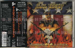 国内盤 ミニポスター & ステッカー付 ☆ LAAZ ROCKIT / NOTHING SACRED ☆ ラーズ・ロキット / ナッシングス・セイクレッド THRASH METAL