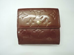 ルイヴィトン LOUIS VUITTON ポルトフォイユ・エリーズ M93576 Wホック財布 ヴェルニ 中古 Bランク BRB・バッグ・財布