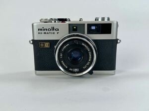 【現状品】 MINOLTA HI-MATIC F ミノルタ コンパクトフィルムカメラ