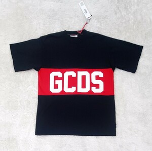 【SALE】GCDS ビッグロゴ Tシャツ BLACK XL ￥31,900 CC94M021014