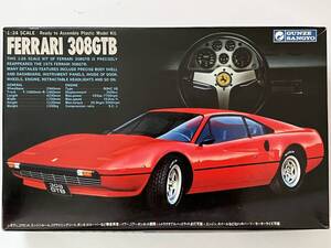 GUNZE グンゼ産業 1/24 FERRARI 308GTB フェラーリ 308GTB モータライズ品 ドア・リア・ボンネット開閉 未組立 当時物 絶版品 ※送料別