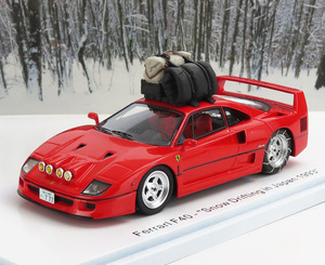 KESS-MODEL 1/43 フェラーリ F40 スノー ジャパン ドリフト 1993 FERRARI F40 SNOW JAPAN DRIFTING