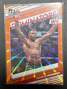 PANINI UFC FRANCIS NGANNOU DOMINATORS donruss オレンジレーザー