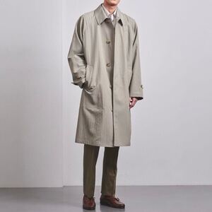 美品【24SS】 MACKINTOSH マッキントッシュ UNITED ARROWS ユナイテッドアローズ 別注 BELFORD ステンカラーコート 一枚袖 メンズ ベージュ