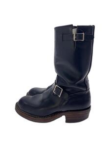 WESCO◆2003年製customboss/エンジニアブーツ/US9/BLK/レザー/9E3703・シャフト硬め//