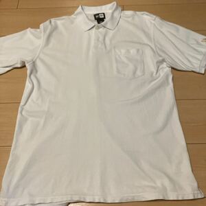 国内正規品 ニューエラ new era 半袖ポロシャツ 白 綿100% (240427)