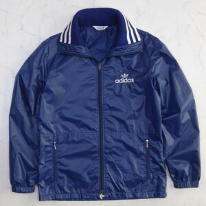 80s vintage adidas jacket ビンテージ アディダス ナイロン ジャケット ADS-280 ネイビー Lサイズ