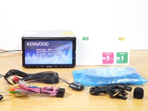 【0605】 訳あり MDV-X702 2022年春地図 未使用アンテナ付 フルセグ/DVD/Bluetooth/録音/USB KENWOODケンウッド メモリーナビ