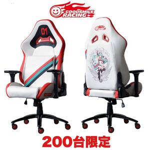 【美品】レーシングミク2020ver.★グッドスマイルレーシング★関家具★ゲーミングチェア★オフィス★パソコン★事務椅子★200台限定品