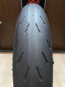 中古MCタイヤ 2022年製造 MICHELIN 2CT power GP 120/70ZR17 ミシュラン パワー 120 70 17 1722 K5507