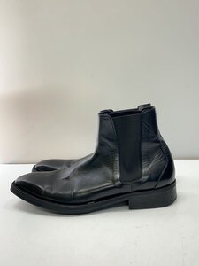 SONSHINBAL◆チゼルトゥ/ドレッシーサイドゴアブーツ/25.5cm/BLK/レザー/9005-01