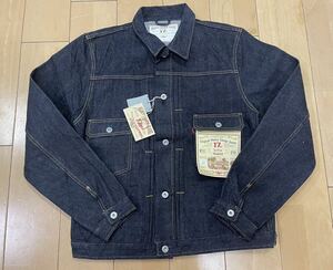 BIGJOHN ビッグジョン M6803 17oz Heavy Gauge Denim Jacket 2ndタイプ Gジャン L 未使用 日本製