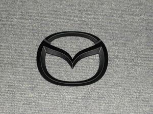 ●MAZDA3(MC前/MC後)ハッチバック用/Mエンブレム(マットブラック)流用品/リア用