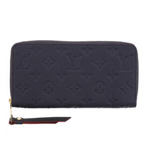 LOUIS VUITTON ルイヴィトン 財布 長財布(小銭入有) M62121 Navy Empreinte Leather ジッピー・ウォレット