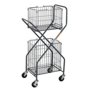 ダルトン　ランドリー　トロリー　グレイ色　Model：H20-0143GY　LAUNDRY　TROLLEY　GRAY　DULTON。