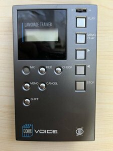 ILS ICボイス MODEL LAT-11 IC VOICE インターナショナル ラーニングシステムズ Japan 約 縦13.6㎝ × 横8.2㎝ × 奥行1.9㎝ 193g ■ 英369