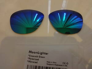 ★オークリー ムーンライター用 カスタム偏光レンズ GREEN Color Polarized 新品 MOONLIGHTER