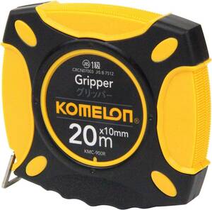 Komelon コメロン 鋼製巻尺 グリッパー テープ幅10mm 20M KMC-900R
