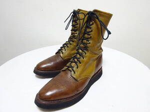 CHIPPEWA　チペワ　レザーブーツ　シューズ　バイカラー　メンズ　90s　USA製　アメリカ製　9.5D　27.5cm位