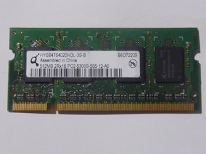 HYS64T64020HDL-3S-B 1GB PC2-53000