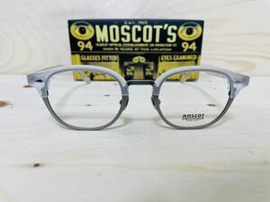 ◆MOSCOT◆LEMTOSH-MAC◆モスコット◆レムトッシュマック◆眼鏡フレーム ボストン オシャレ 人気 サングラス 艶消し 未使用 美品