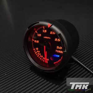 即納 60mm ブースト計 7色カラー 日本製ステッピングモーター採用(ターボ 追加メーター ジムニー FD3S WRX S15 FD2 HA36S ZC33S JZX)