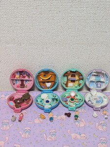 完品　4点セット　ポーリーポケット　宝石で飾られた　宮殿　海　森　アイスランド　polly pocket