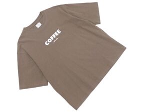 coen コーエン プリント Tシャツ sizeS/茶 ■◆ ☆ efc4 メンズ