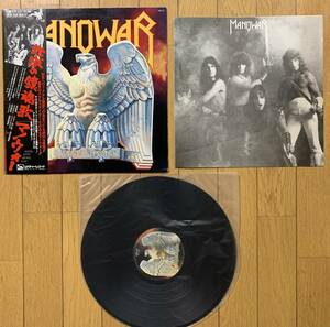 LPレコード MANOWAR 地獄の鎮魂歌 Battle Hymns K28P-270 マノウォー 帯有り