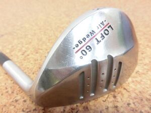 ♪St.Andrews セントアンドリュース Air Wedge エアーウェッジ ウェッジ 60° 純正スチールシャフト FLEX-? 中古品♪F2757