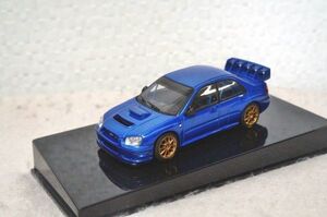 オートアート スバル インプレッサ WRX STI 1/43 ミニカー 青 GDB