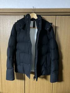 wjk　HOODED DOWN BLOUSON　ウール　ダウンジャケット　ブラック　L　