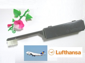 Lufthansa 　ルフトハンザ航空 　携帯 折りたたみ　歯ブラシ 未使用 ロゴ入り ドイツ