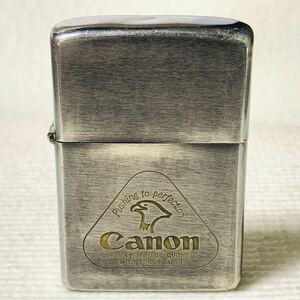 ■1円〜■【Zippo】 Canon ジッポー キャノン オイルライター 着火未確認 ヴィンテージ 1980年製造