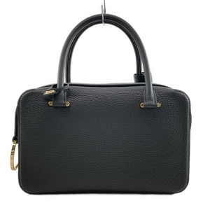 デルボー DELVAUX ハンドバッグ AA0557AQY099ZDO クールボックス MM レザー 黒 美品 バッグ