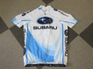 パールイズミ SUBARU サイクリングシャツ L Pearl Izumi フルジップ ジャージ 半袖 自転車 ロードバイク レーシング スバル