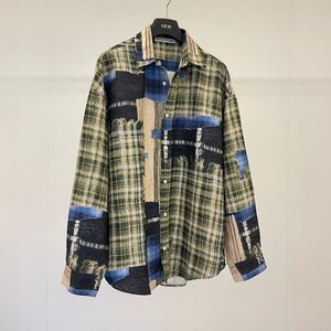 ACNE STUDIOS シャツ チェック柄 長袖 シャツ ユニセックス トップス Lサイ