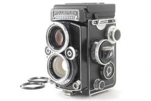 【OH済＠ハヤタカメララボ】Rolleiflex 2.8f PLANAR 80mm f2.8 露出計も動作確認済みです。レンズキャップ付き