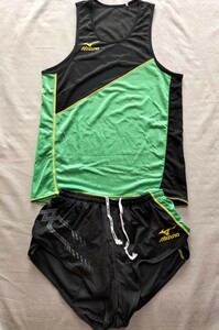 【送料無料】MIZUNO ミズノレーシング ランニングシャツ&パンツ U2MA5010 　Mサイズ